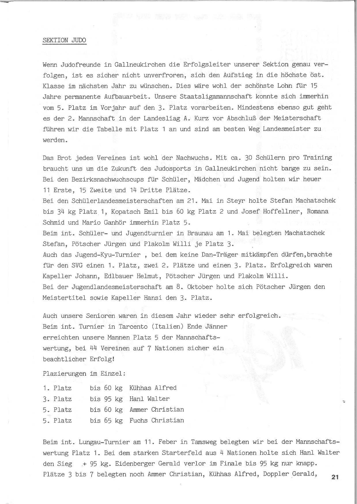 SVG Vereinszeitung 1990